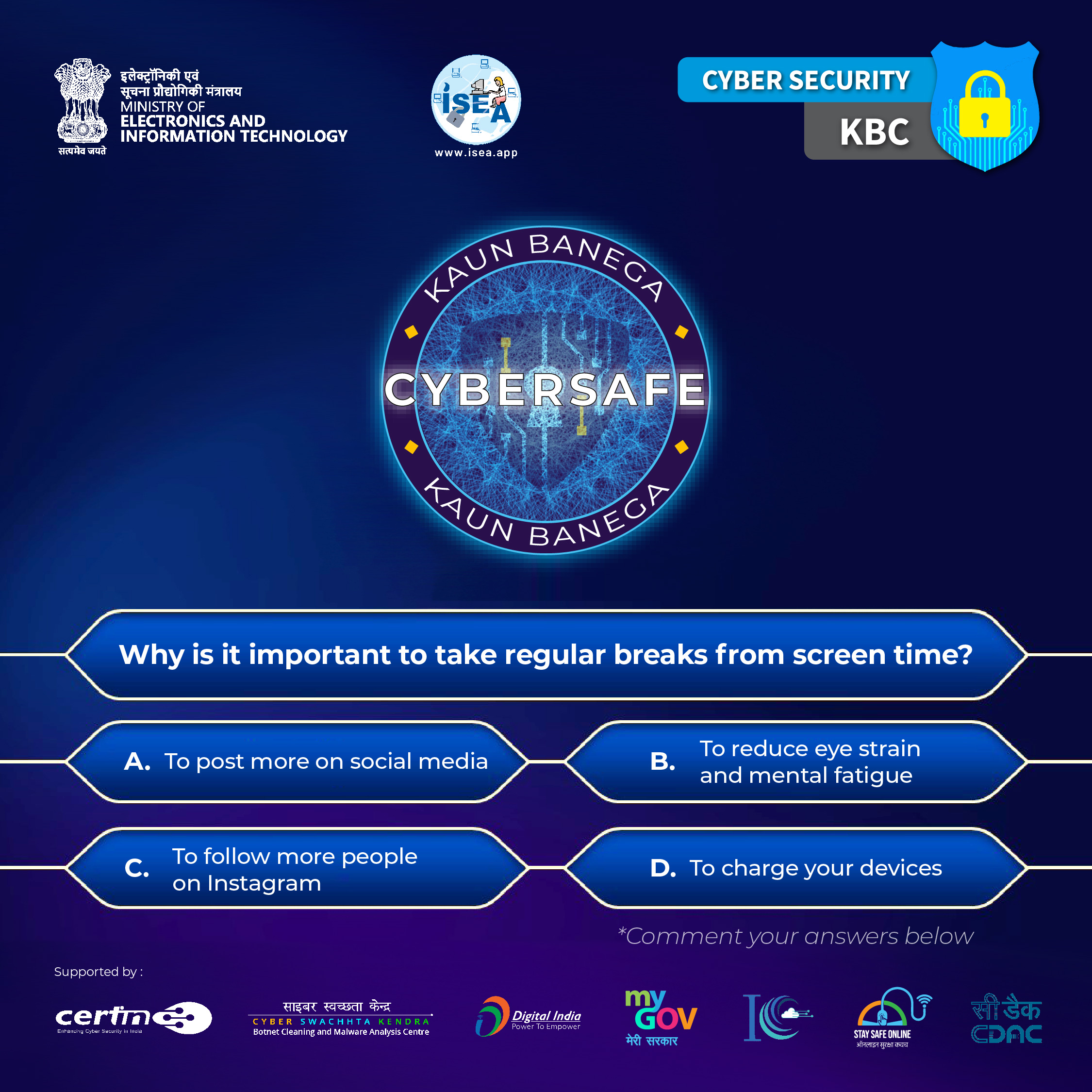 KBC Kaun Banega CyberSafe Staysafeonline