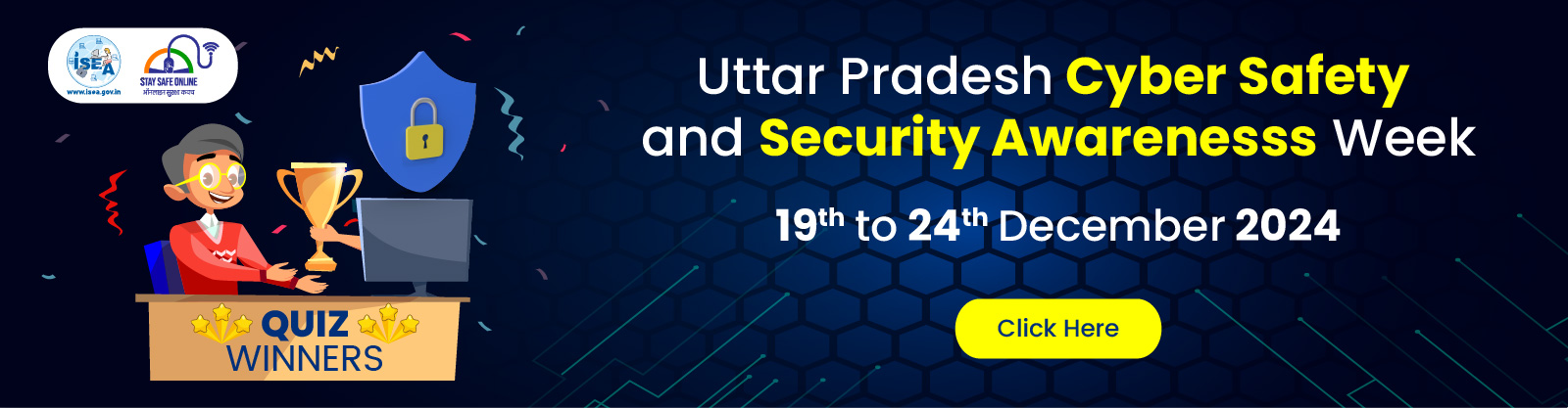 Cyber Safe Uttar Pradesh winner banner